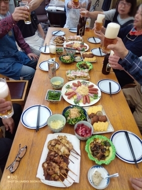 神田蕎麦打ち会乾杯.jpg